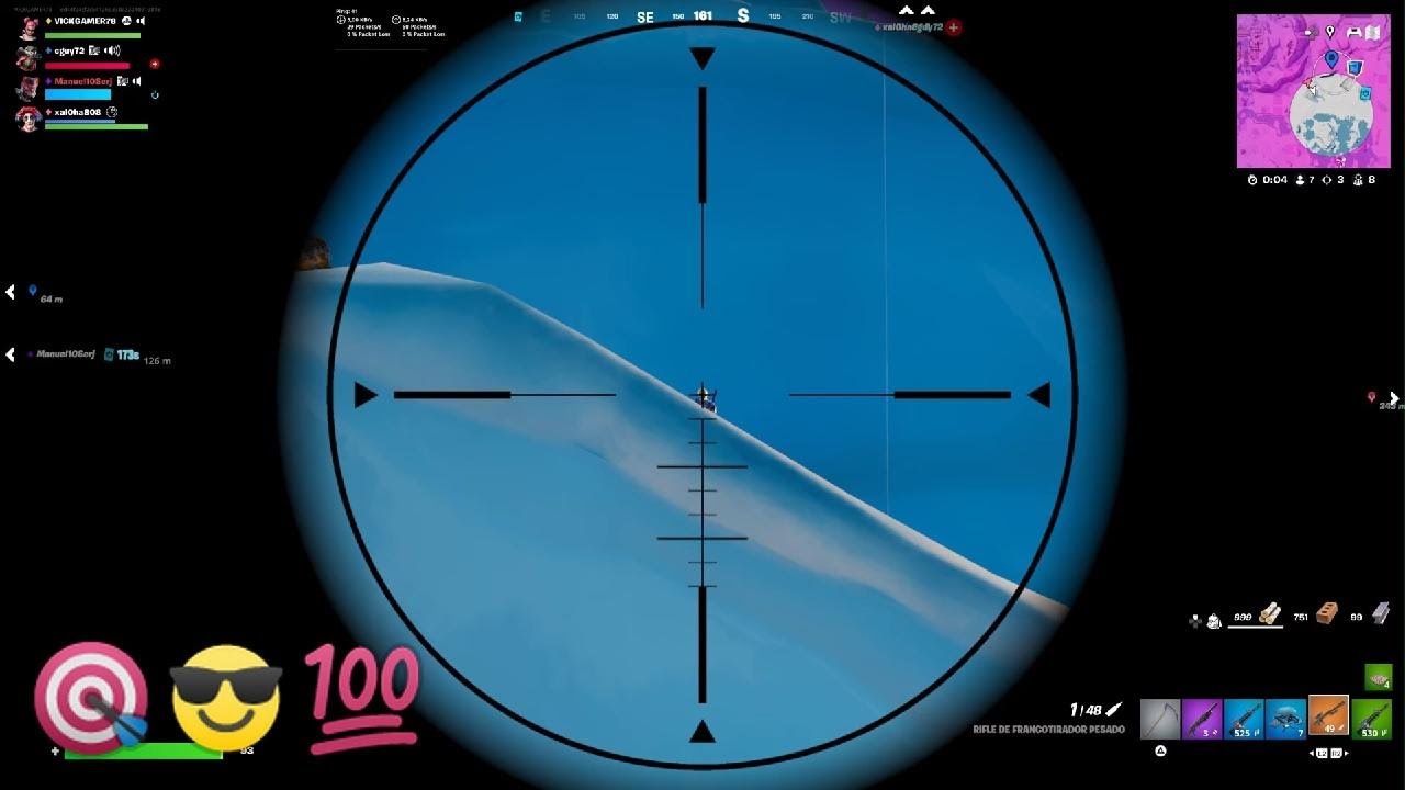 FortniteOG: DUELO DE SNIPERS Y TRES HEADSHOT🎯😎