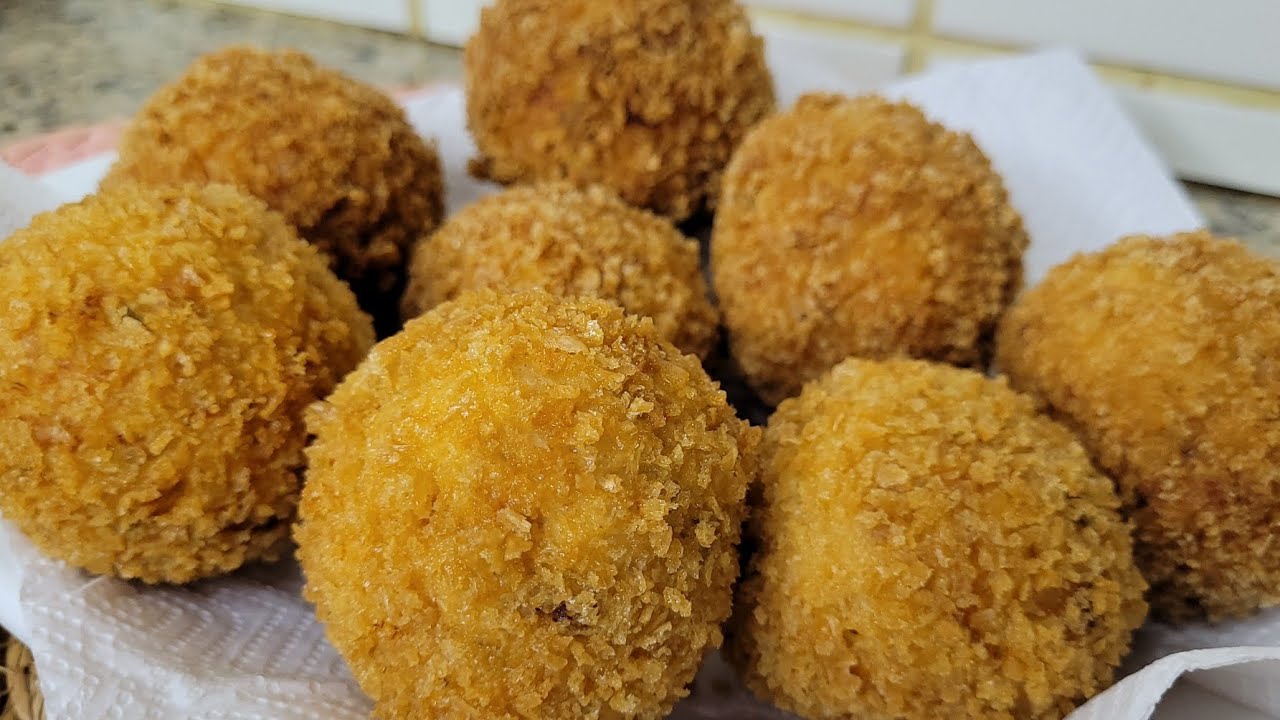 BOMBA DE FRANGO SALGADO FÁCIL E MUITO CROCANTE!! 