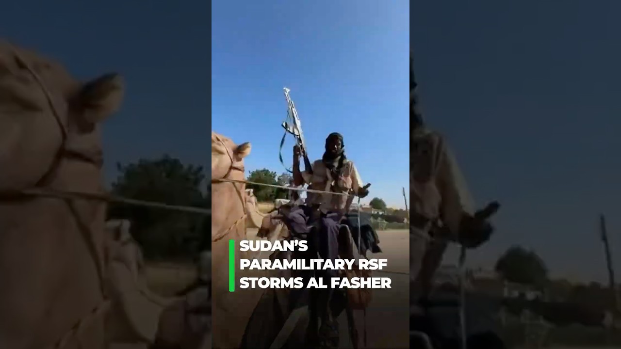 🇦🇪🇸🇩 Rapid Support Forces (RSF) stormed the city Al Fasher, Sudan #Sudan #RSF #Alfasher