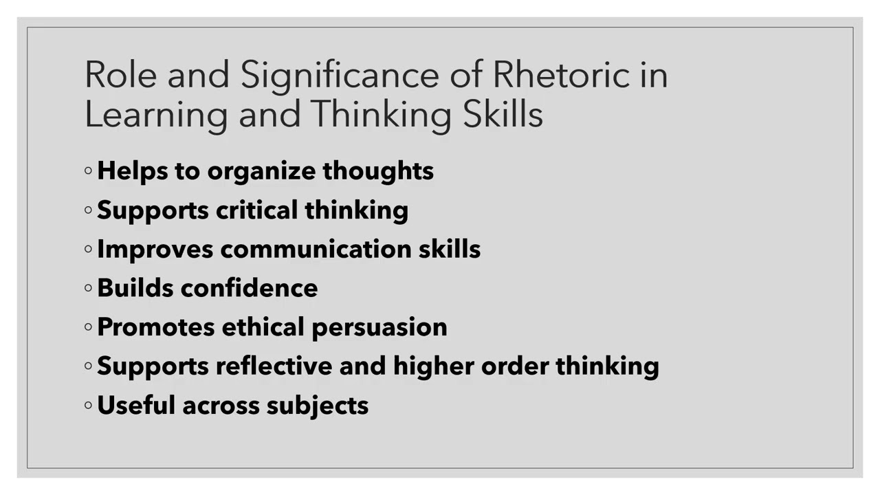 What is Rhetoric?