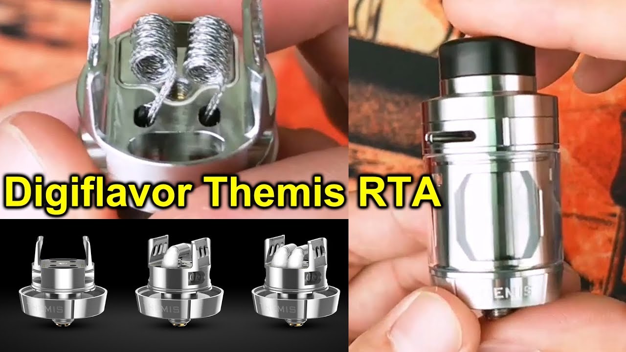 Themis Leak-proof RTA by Digiflavor | mesh RTA | single/dual coil RTA