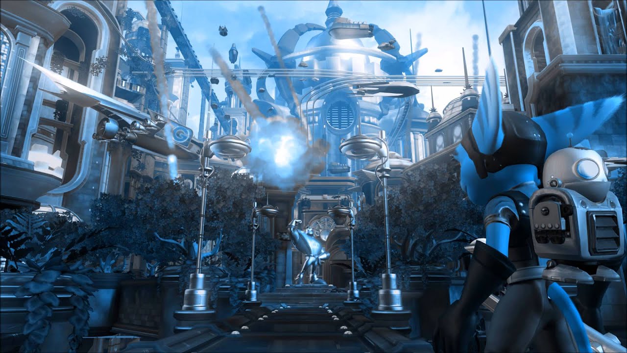 Metropolis - Metal Cover - RacheT & Clank Planet Kerwan