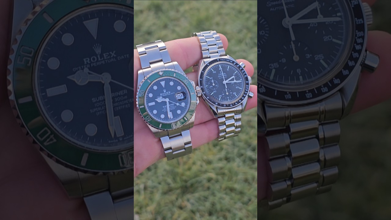 Rolex Submariner 116610LV vs Omega Speedmaster Reduced  Status or Substance? 