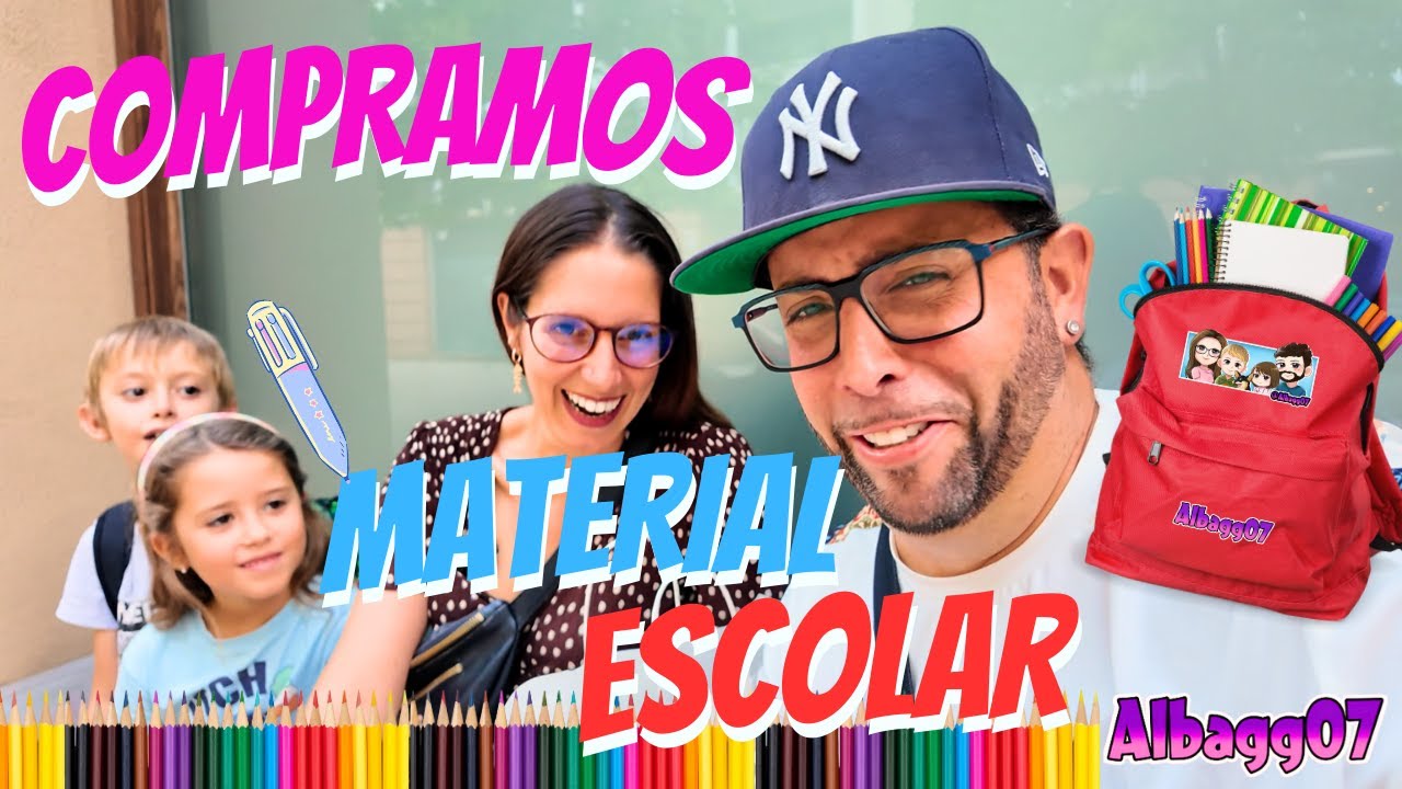 🎒✨ ¡COMPRAMOS TODO el MATERIAL ESCOLAR para el COLE 2025! 📚😂@Albagg07