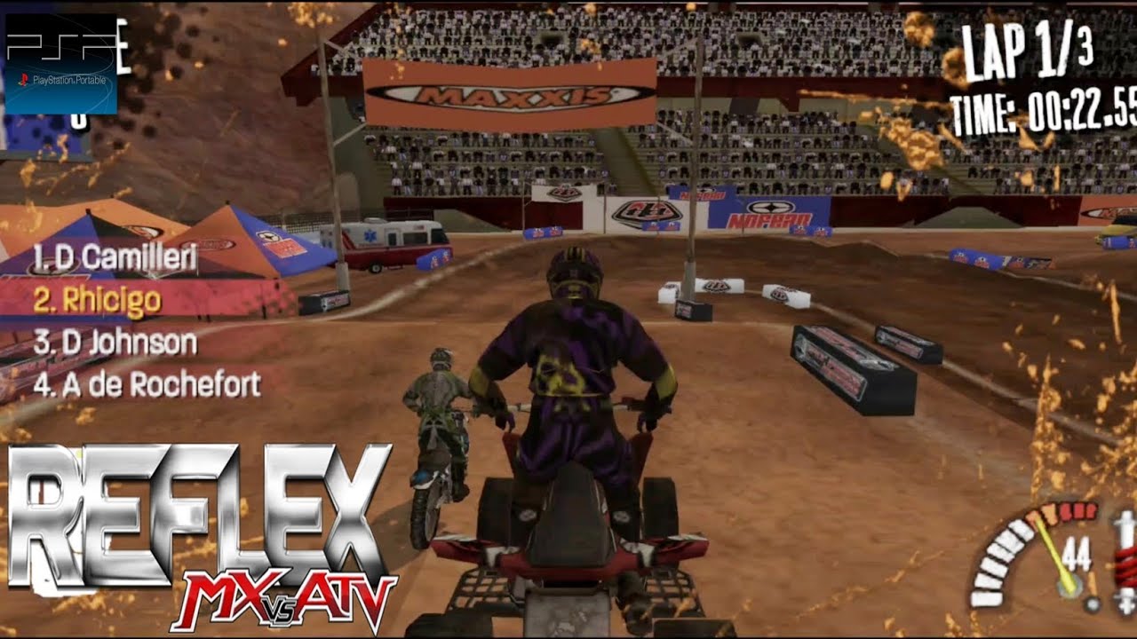 MX vs ATV : Reflex _ PSP HD Gameplay