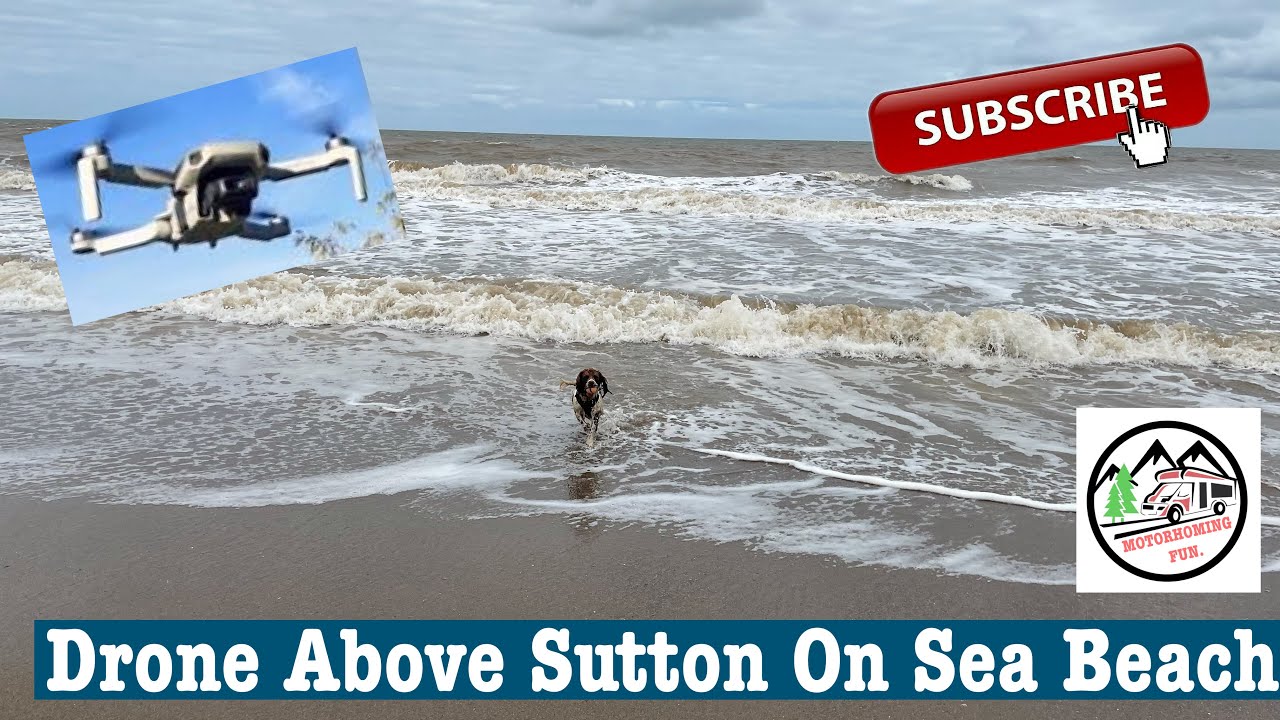 Sutton On Sea Beach From Above | Stunning 4K Drone Footage