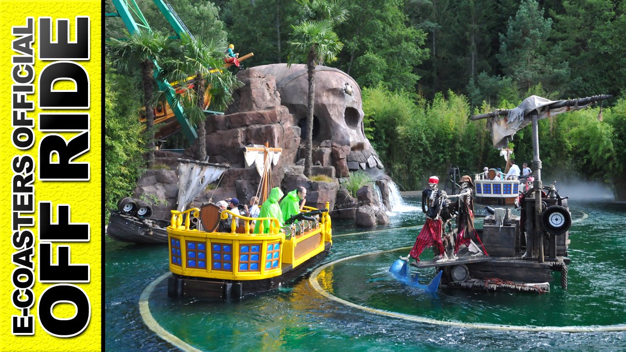 Pirate Attack Fraispertuis City - Water Ride Off Ride Splash Battle Mack Rides (Theme Park France)