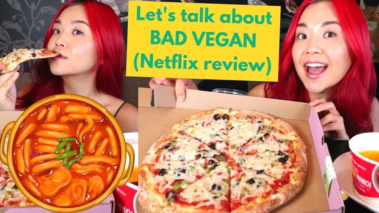Pizza & Instant Tteokbokki... You Have to Try This Combo (Vegan Mukbang) / Munching Mondays Ep.110