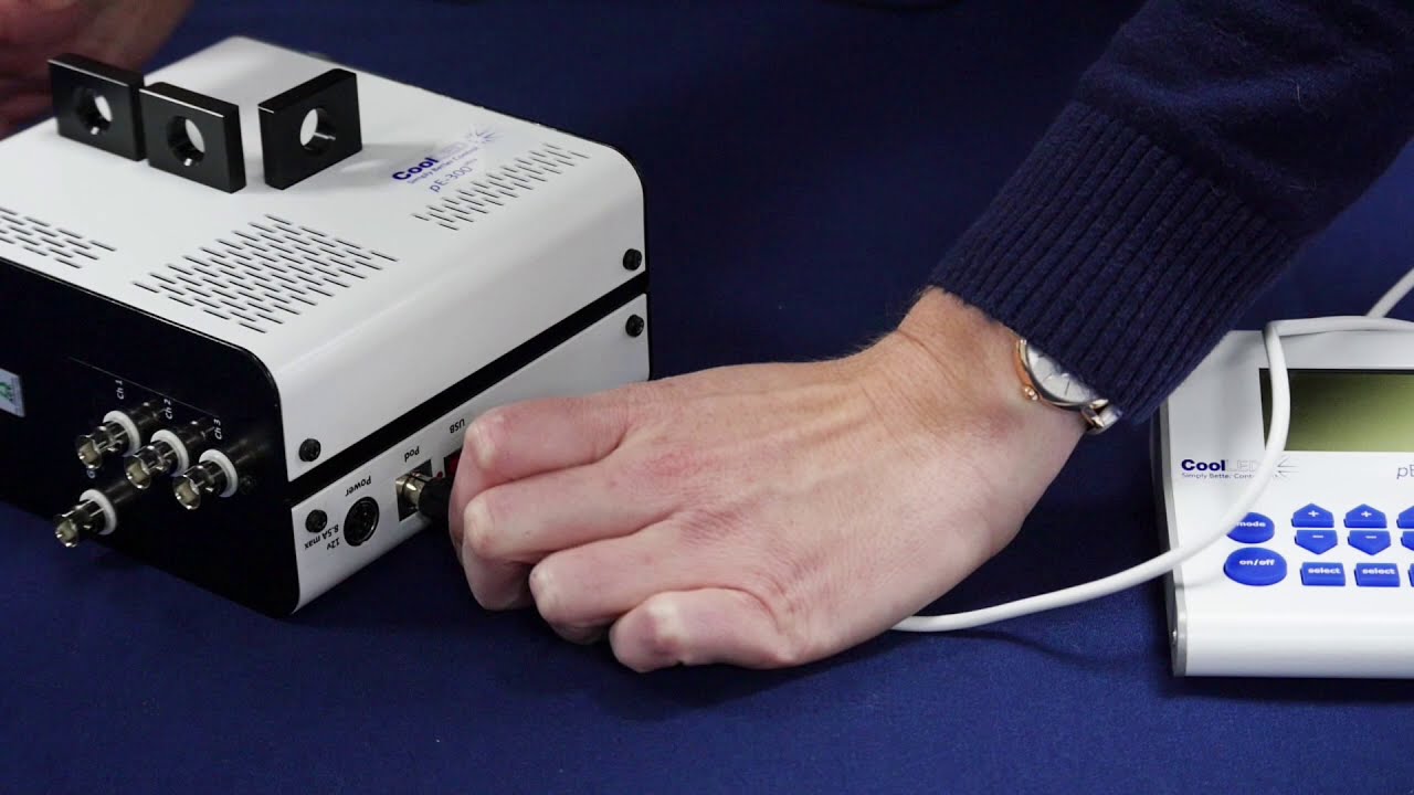 How to install a CoolLED pE-300 Series LED Illumination System for fluorescence microscopy