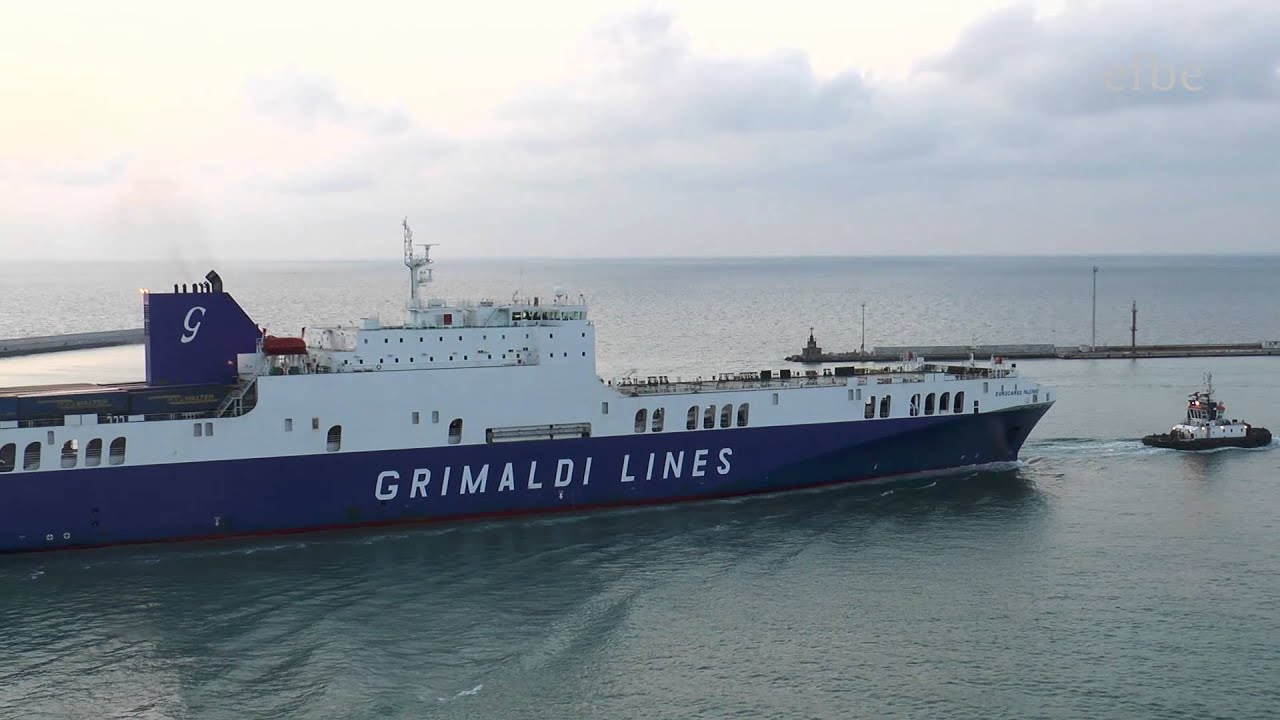 Ferry EUROCARGO PALERMO Inbound Port of Livorno (14.04.14)