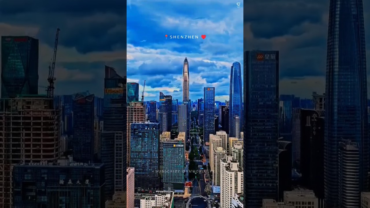 Shenzhen Drone View 2025  | Futuristic Skyline Travel Vlog