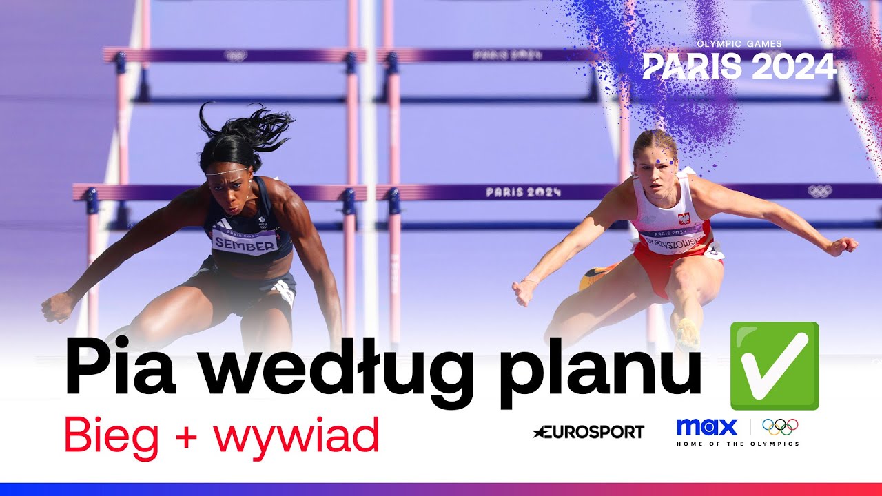 Pia Skrzyszowska awansowała do półfinału | Bieg + Wywiad | #paris2024