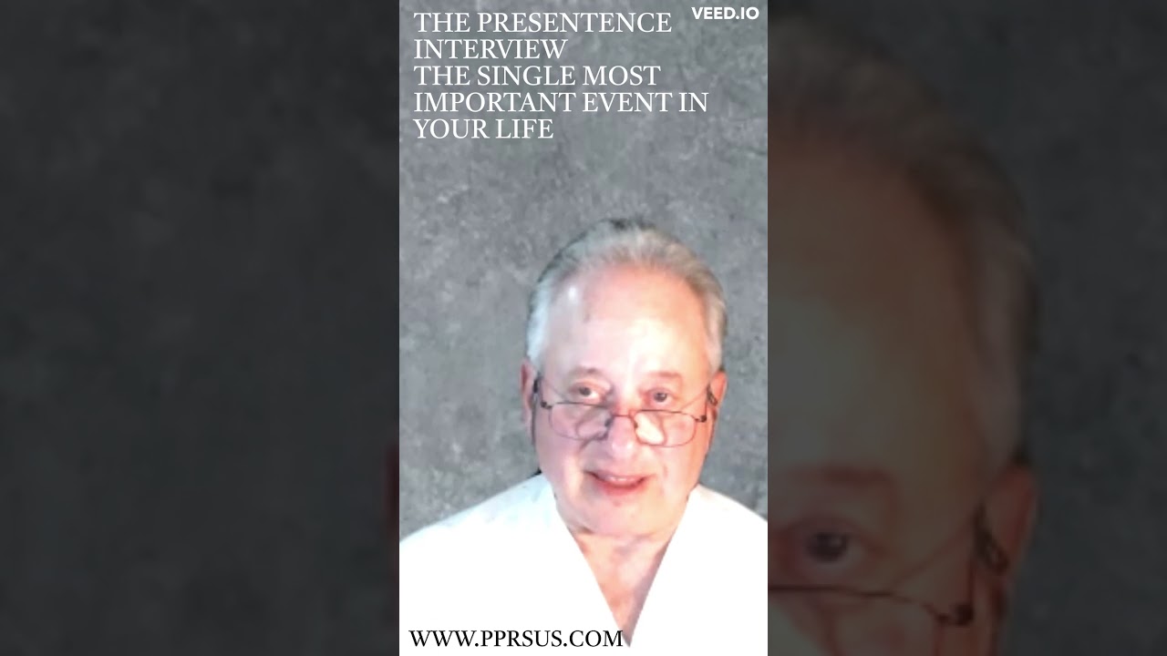 Federal Sentencing - THE PRESENTENCE INTERVIEW -YOUR FUTURE