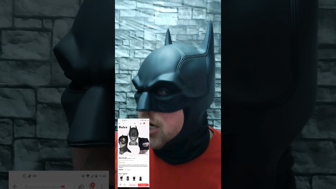 AliExpress Battinson Cowl review #aliexpress #budget #cowl #batman #cosplay