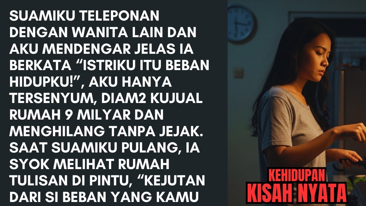 SUAMIKU MENGANGGAPKU BEBANNYA, AKU JUAL RUMAH DAN AKU BAWA UANG HASIL JUAL RUMAH TANPA JEJAK