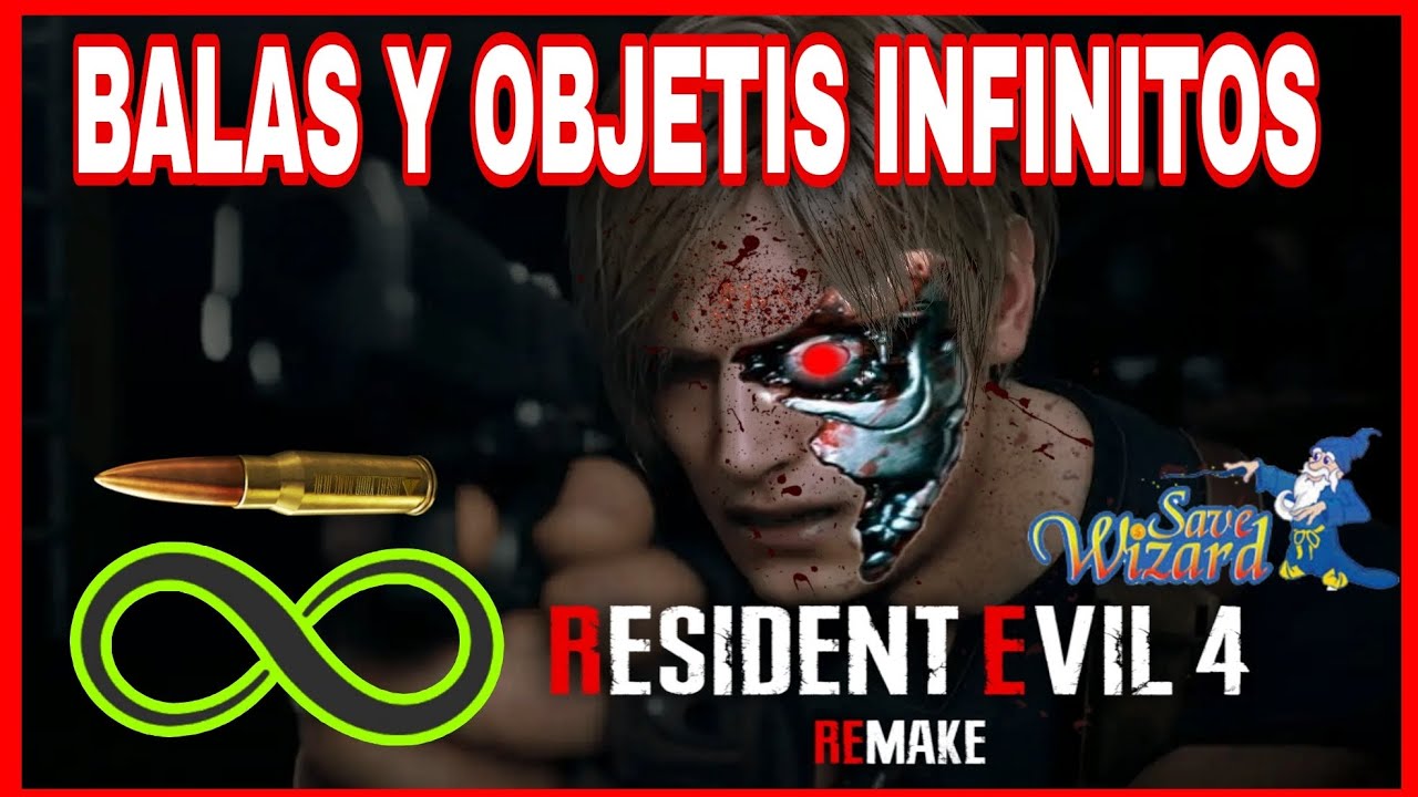 Resident Evil 4 Remake Balas infinitas y dinero infinito con Save Wizard PS4 & PS5