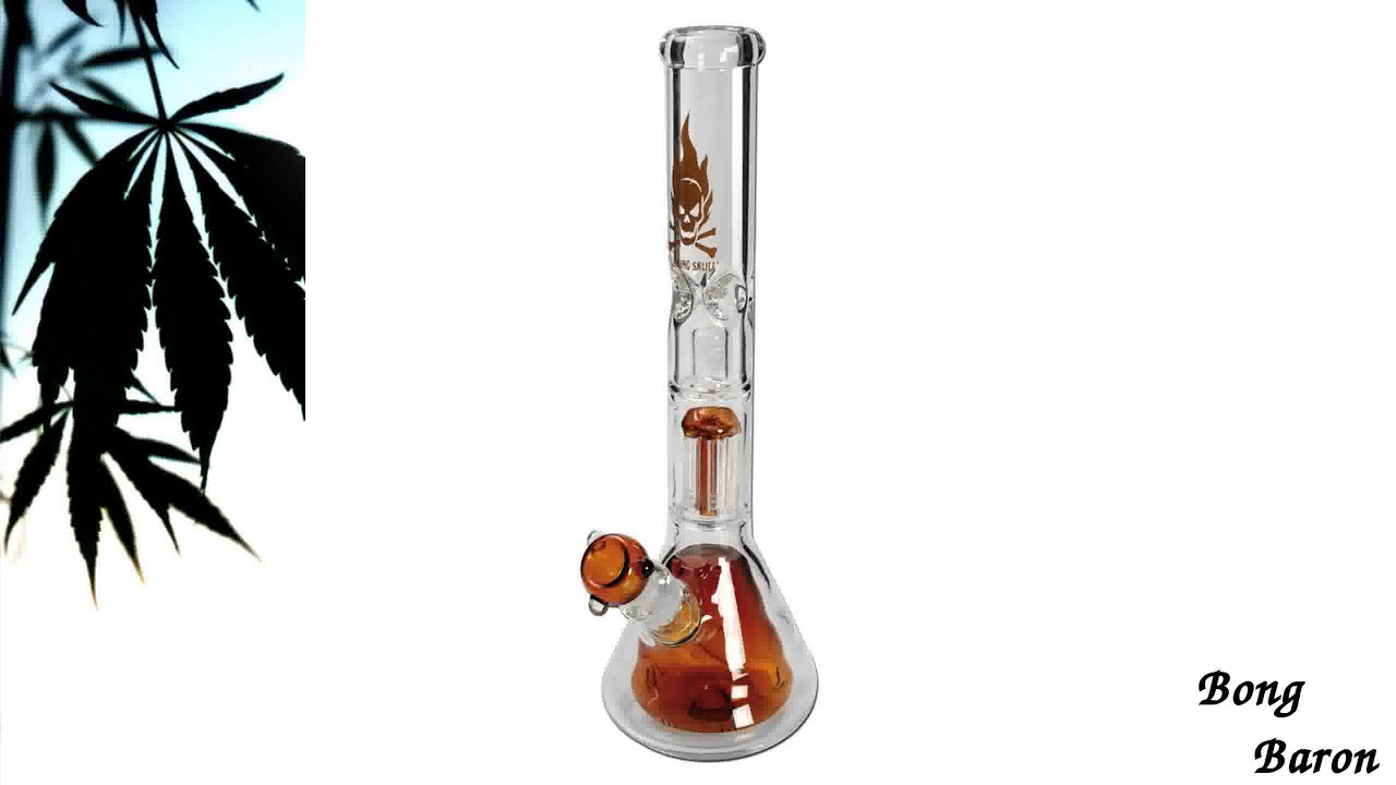 Black Leaf - Flaming Skull Beaker Base 7mm Gl