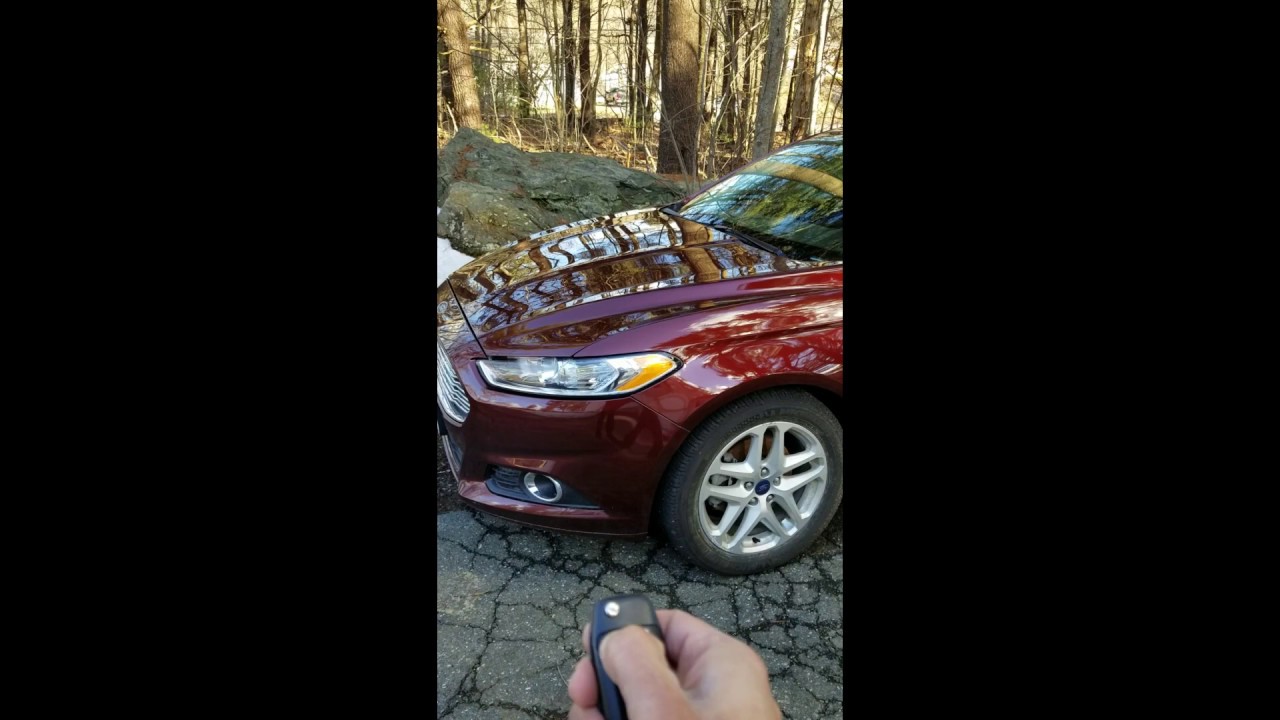 Ford Fusion [14 - 18] Remote start Install