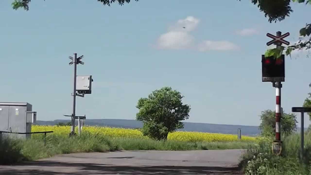 Železniční přejezd Medlešice [P5346] - 19.5.2013 / Czech railroad crossing