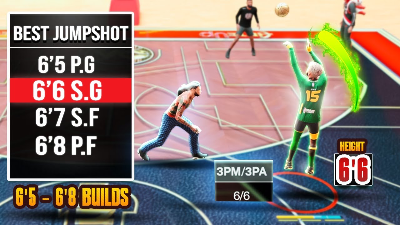 Base 3 jumsphot on a 6'6 pg = Fastest JUMPSHOT for tall pgs! Best jumpshot !