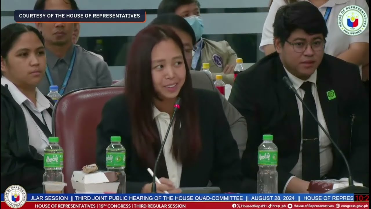 Cassandra Li Ong faces the House quad committee