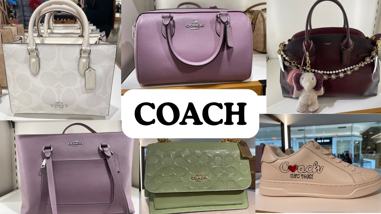 Coach Outlet Handbags Wallets Winter Collection 2026. Shop with me!
