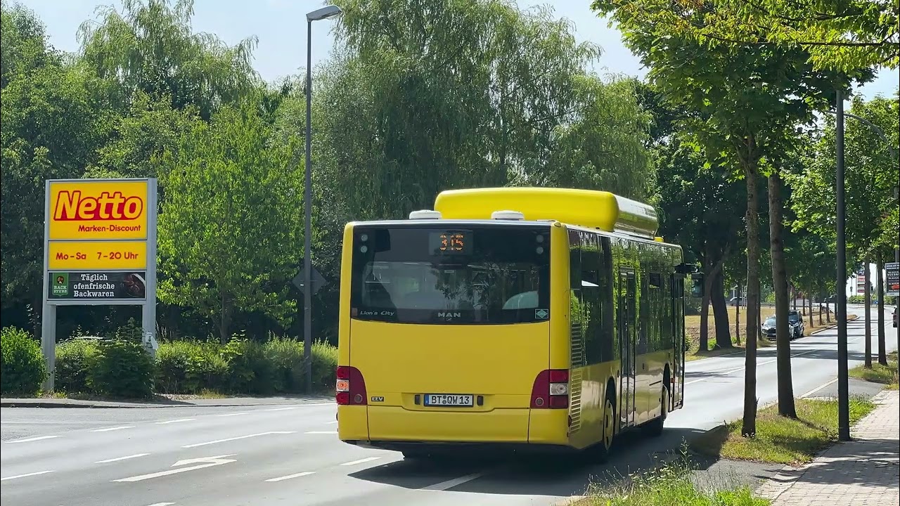 #426 MAN A21 Lion's City NL313 CNG |Motorstart, Kickdown, Hydrolüfter |BuSe Stadtwerke Bayreuth