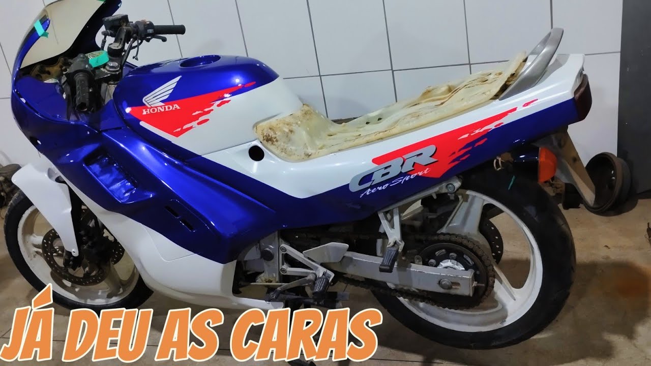 reforma da CBR 450( desmontagem total da moto)