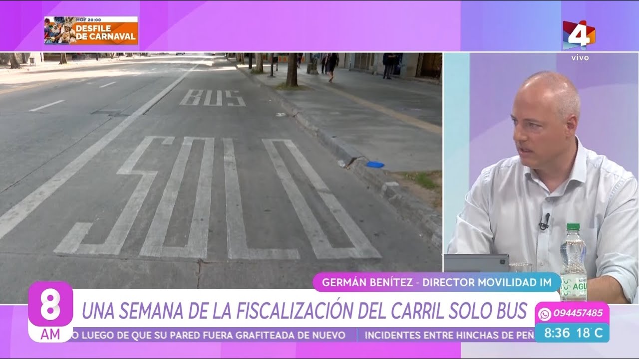 8AM - Fiscalización del uso del carril solo bus