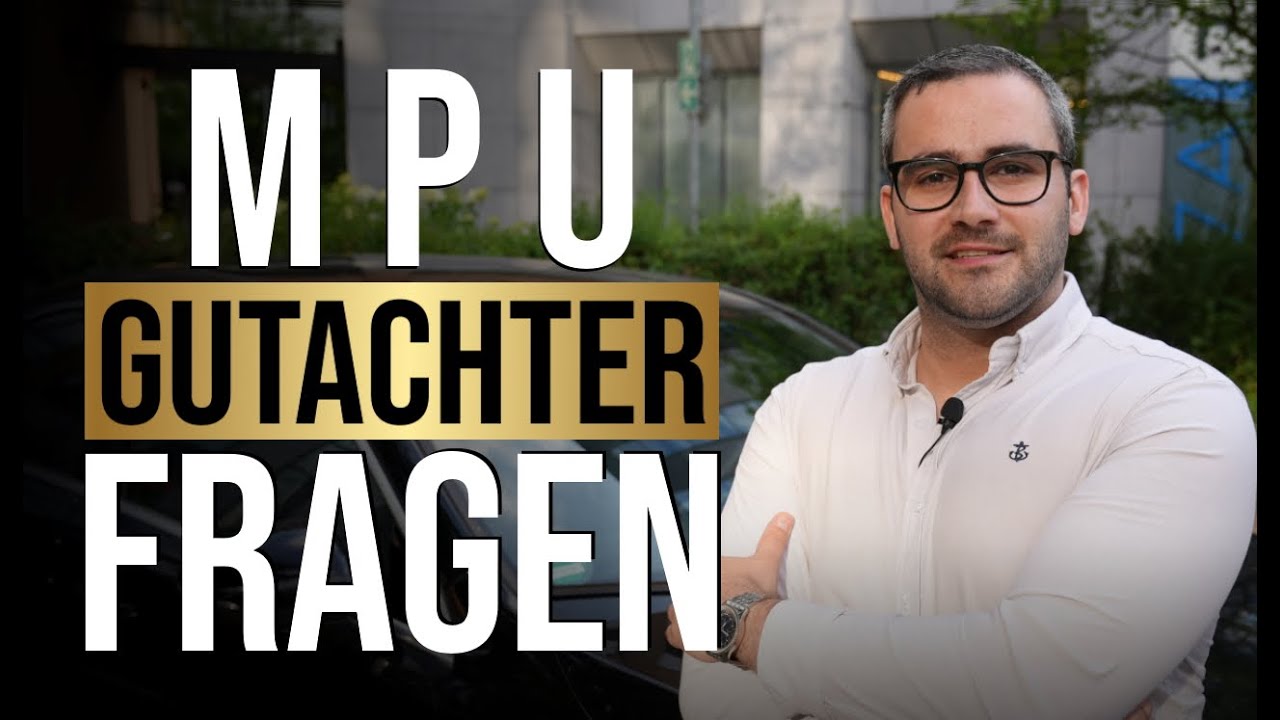 Welche Fragen stellt mir der MPU-Gutachter? | Idiotentest direkt bestehen | 2021