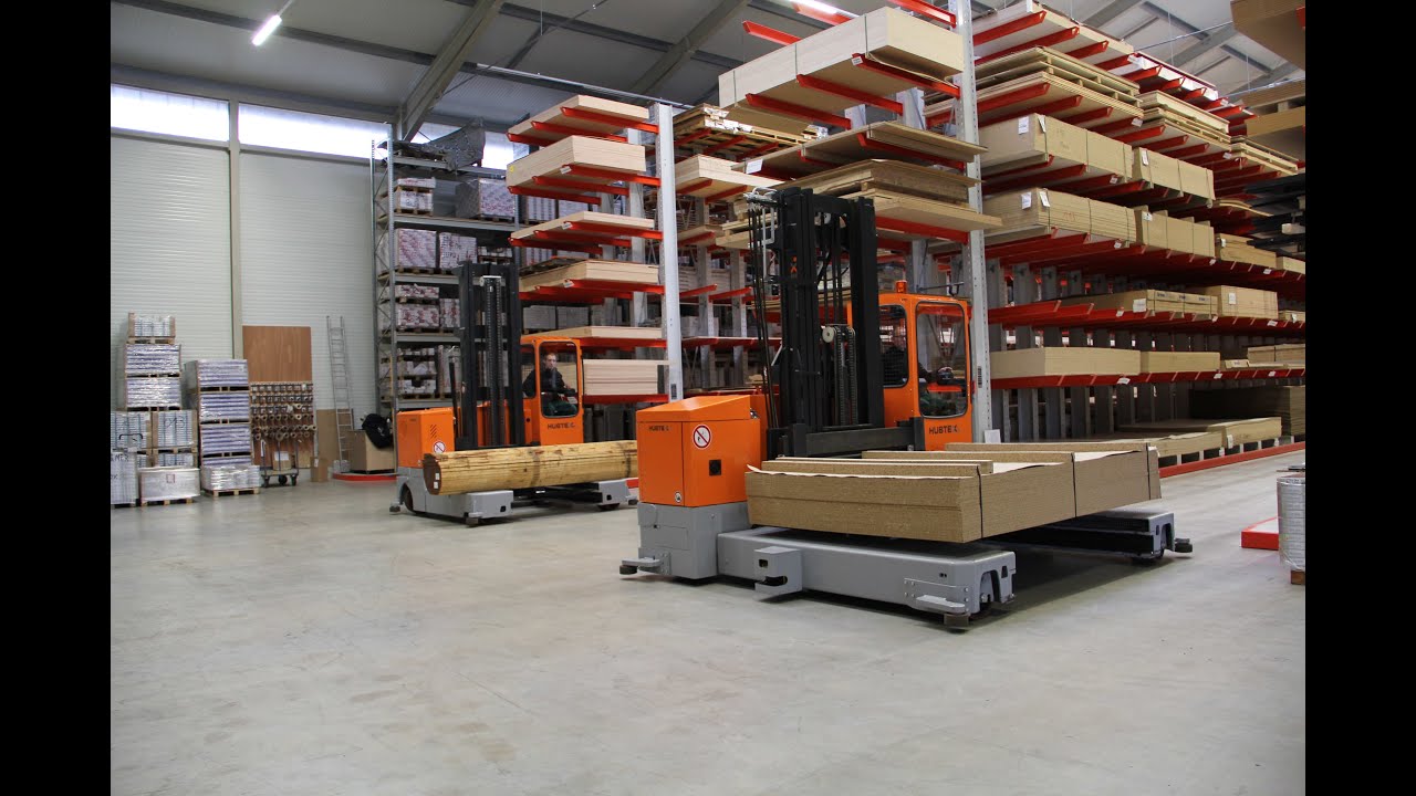 HUBTEX Seitenstapler-Flotte bei Groen & Janssen