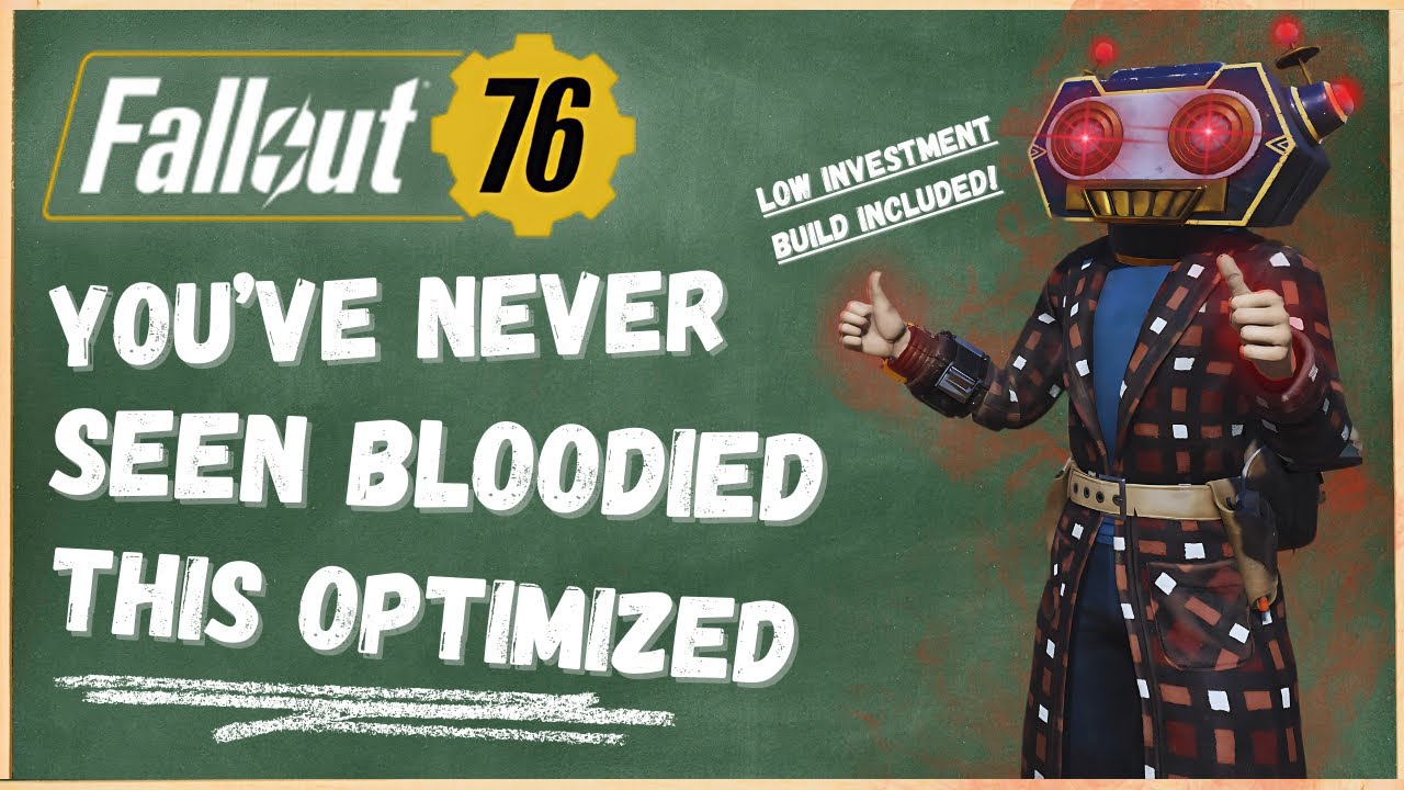 ULTIMATE Bloodied Commando Build (Low Investment Included) - Fallout 76
