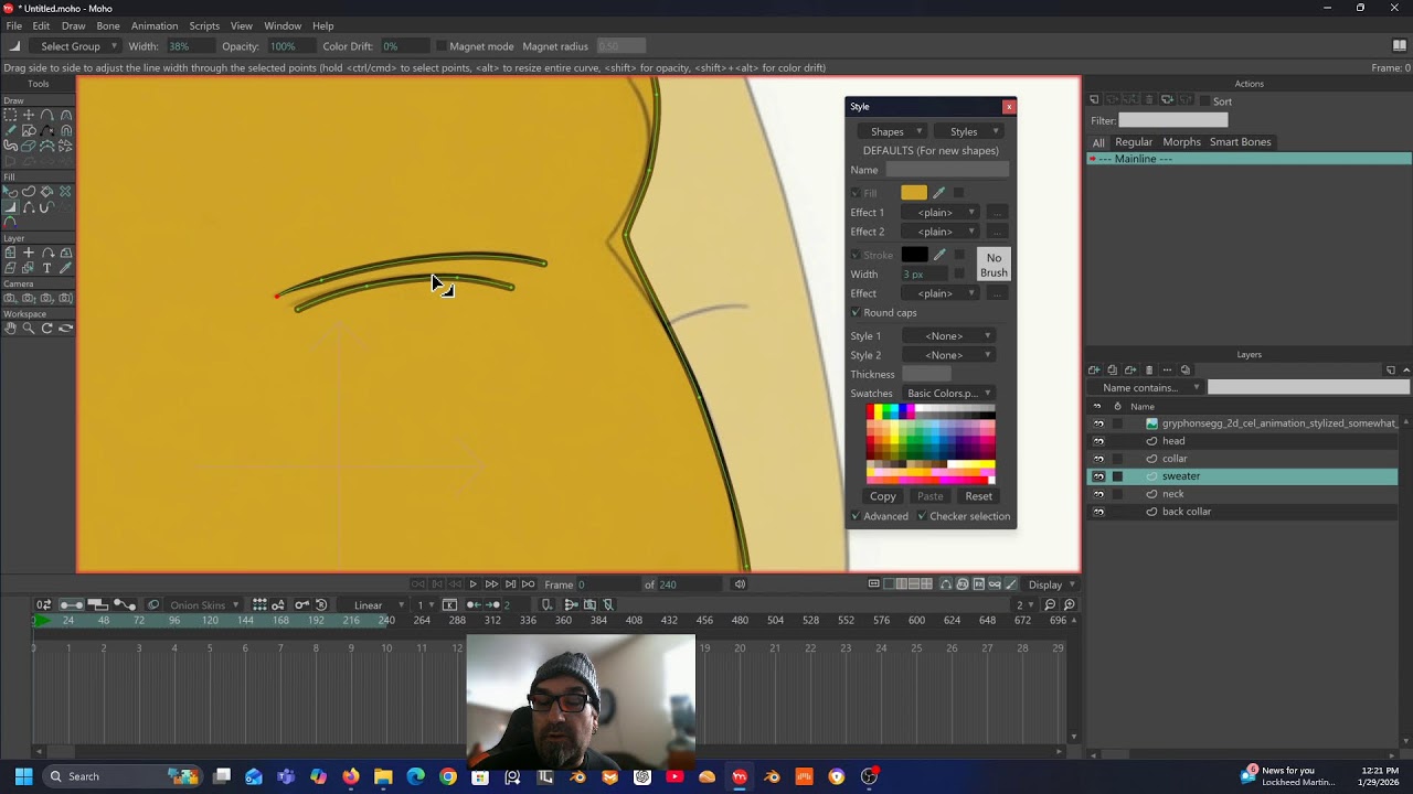 Creating a  mother character in Moho