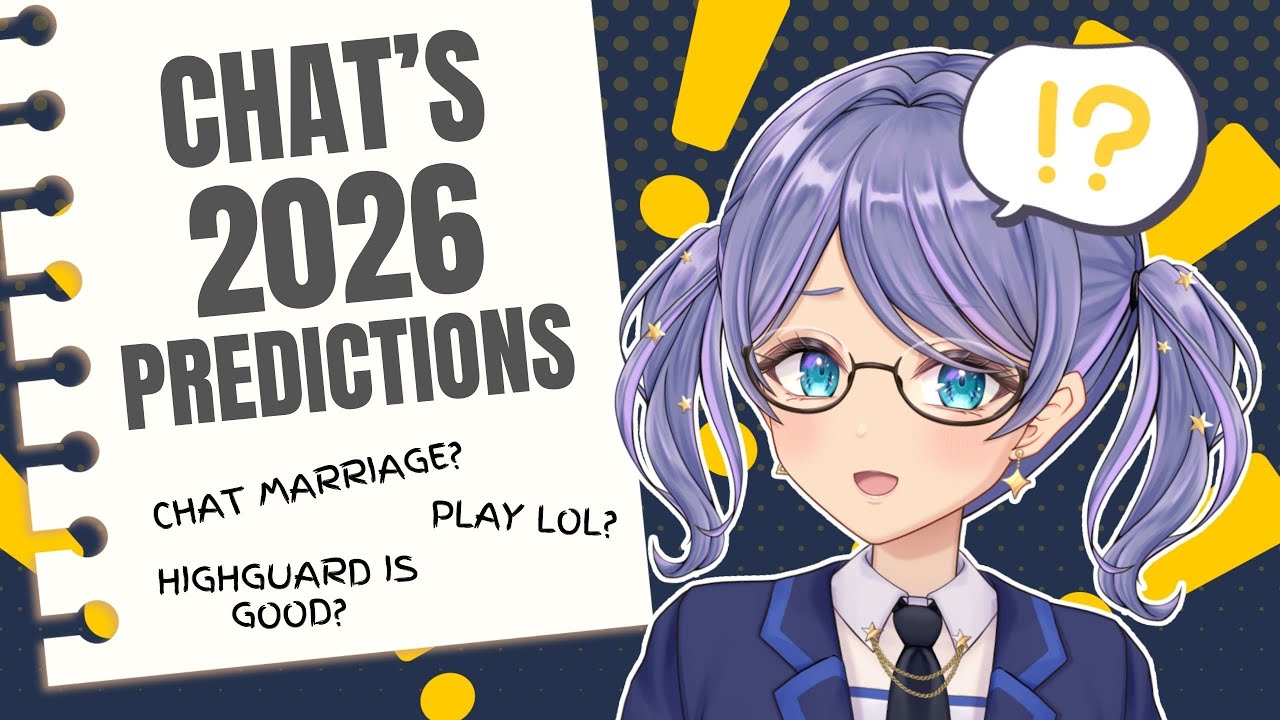 【JUST CHATTING】📢 PUTTING YOUR 2026 PREDICTIONS ON A BINGO CARD #vtuber
