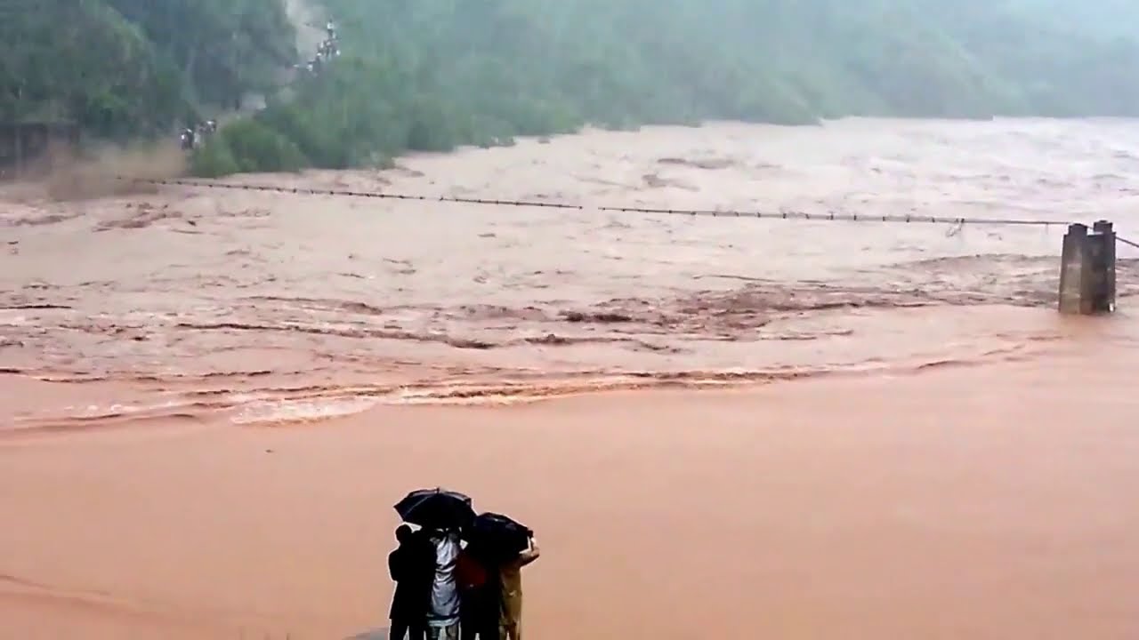 Flood in Kotli Azad Kashmir || 2014 Flood damages Bridge || Flood in Azad Kashmir || Shariq TV KOTLI
