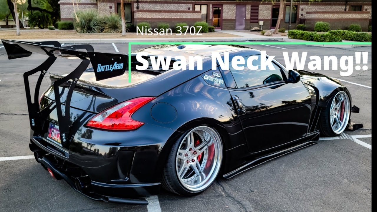 Installing Battle Aero Chassis Mounted Wing On 370Z/350Z!