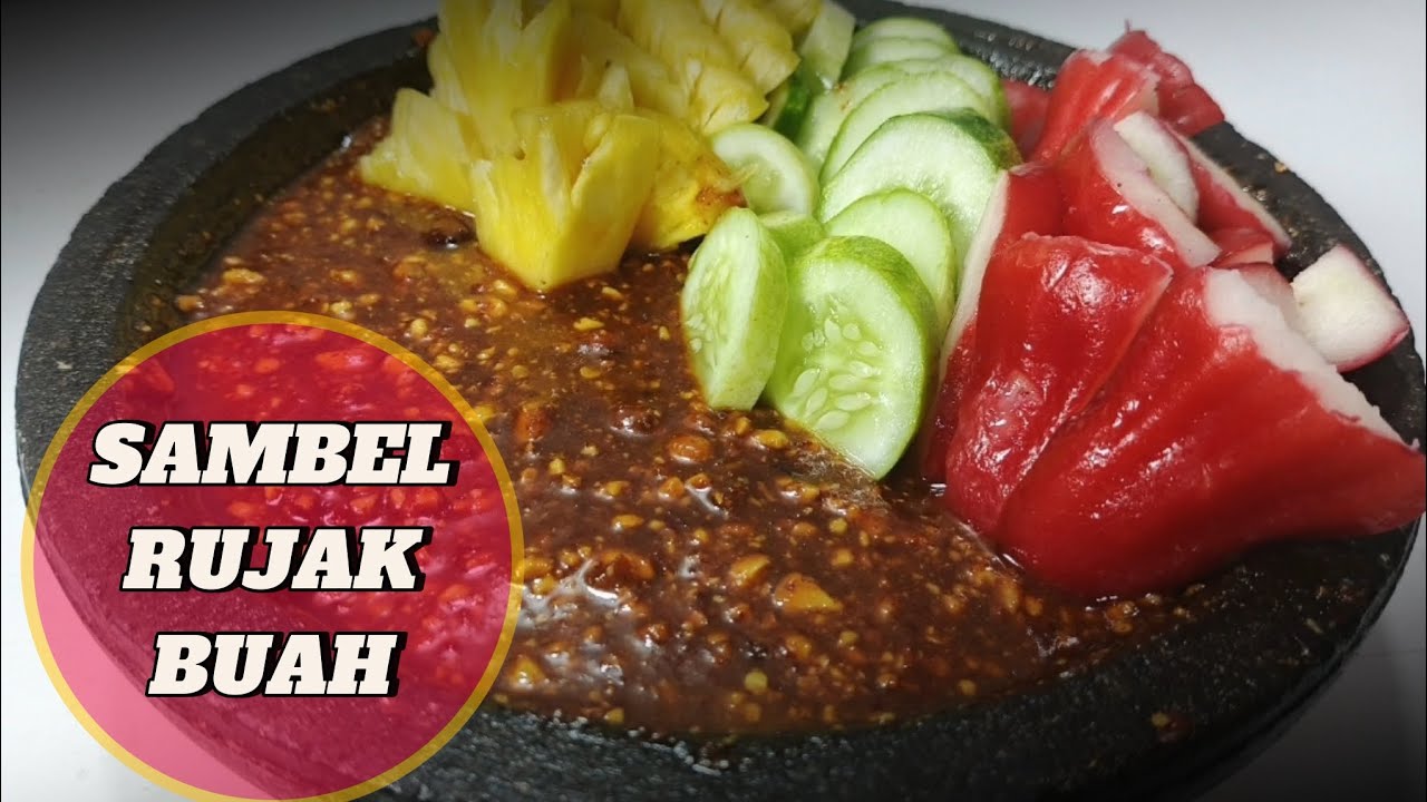 BIKIN NGILERR⁉️SAMBEL RUJAK BUAH