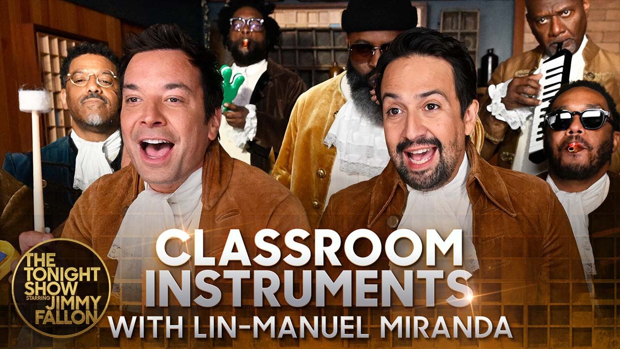 Lin-Manuel Miranda, Jimmy Fallon and The Roots Perform a Hamilton Medley (Classroom Instruments)