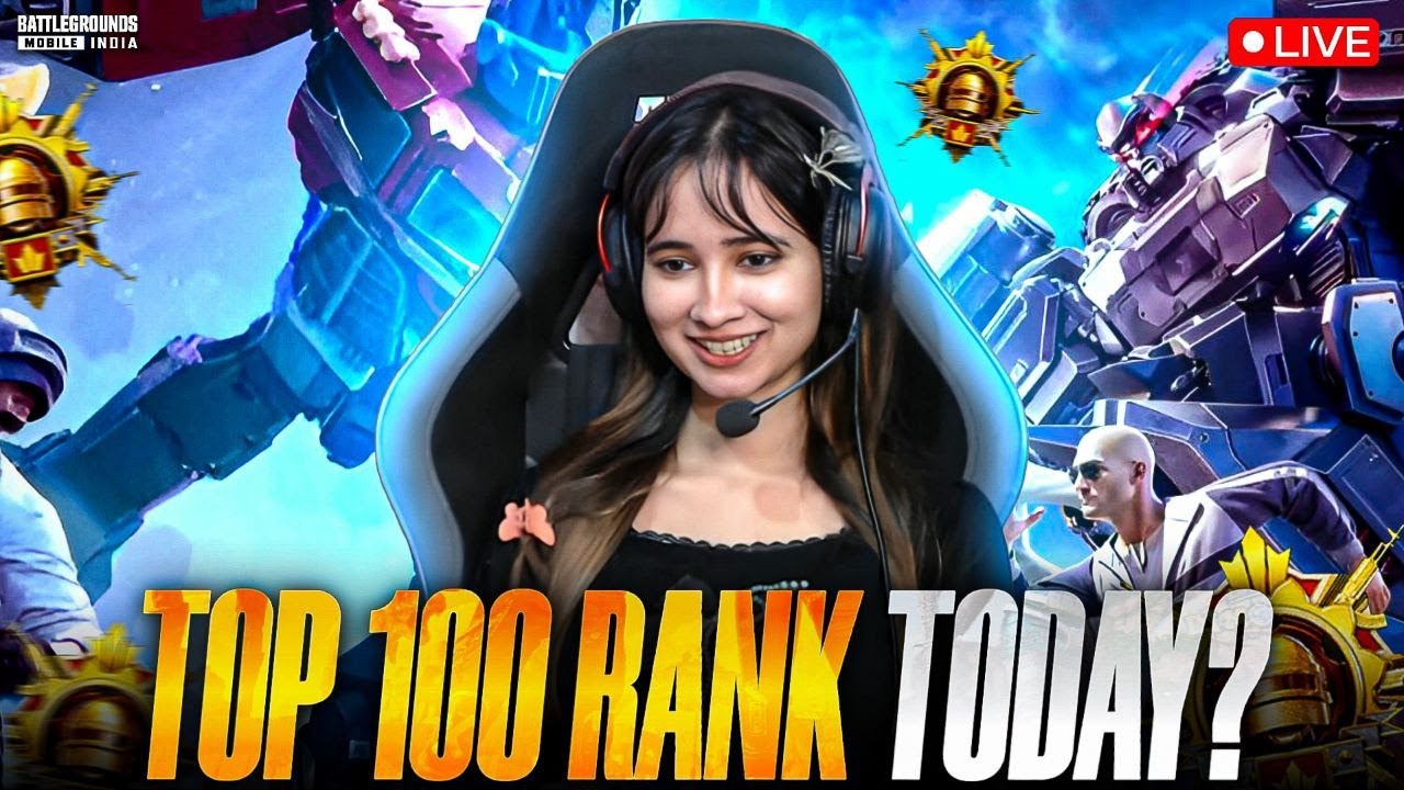 TOP 100 CONQUEROR LIVE😍PLAYING BGMI 3.9 UPDATE LIVE🥳 |#bgmilive #girlgamer #pubgmobile
