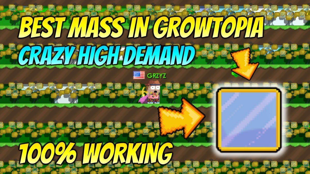BEST MASS IN GROWTOPIA 2021!! CRAZY HIGH DEMAND - GROWTOPIA PROFIT 2021 | GRZYZ GT
