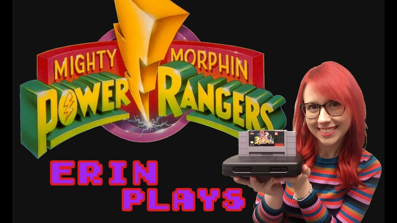 Mighty Morphin Power Rangers (SNES) Эрин играет