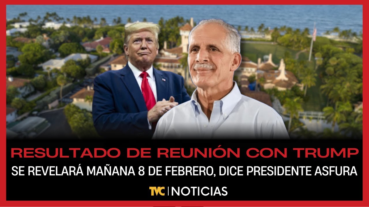 Resultado de reunión con Trump se revelará mañana 8 de febrero, dice Asfura