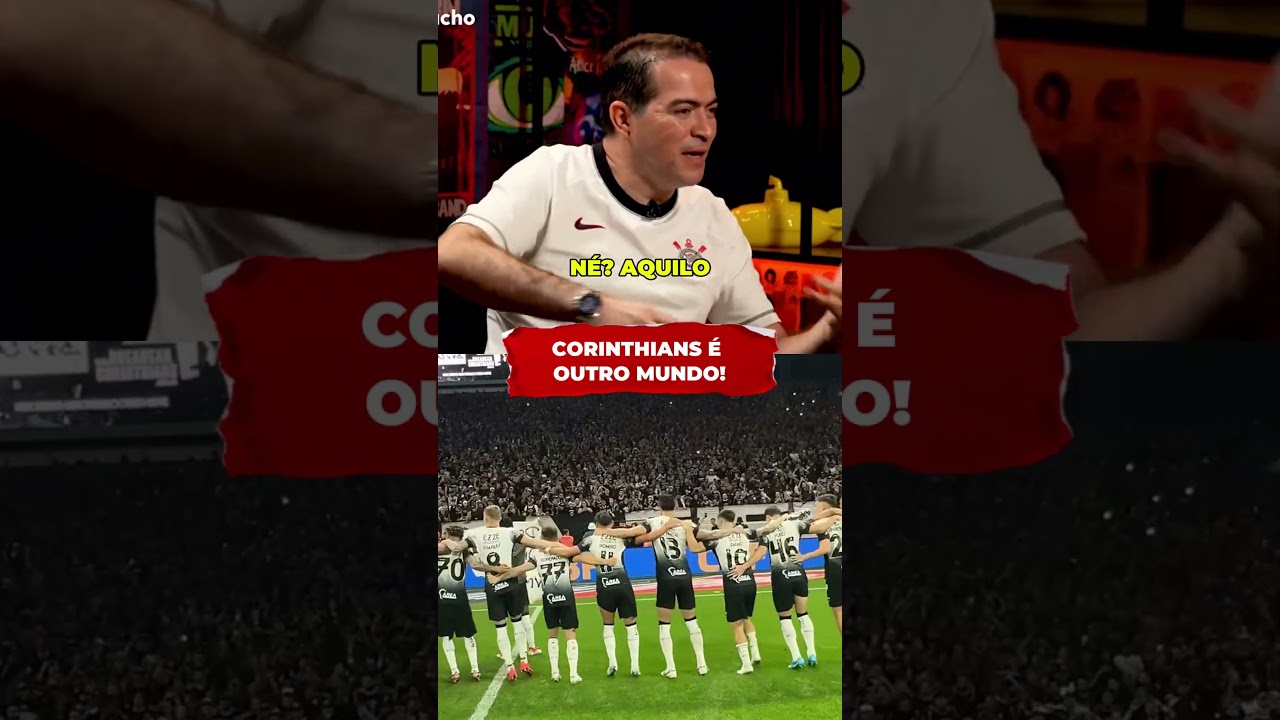 A INSANA INTENSIDADE DA TORCIDA DO CORINTHIANS! MARCELO PAZ #corinthians