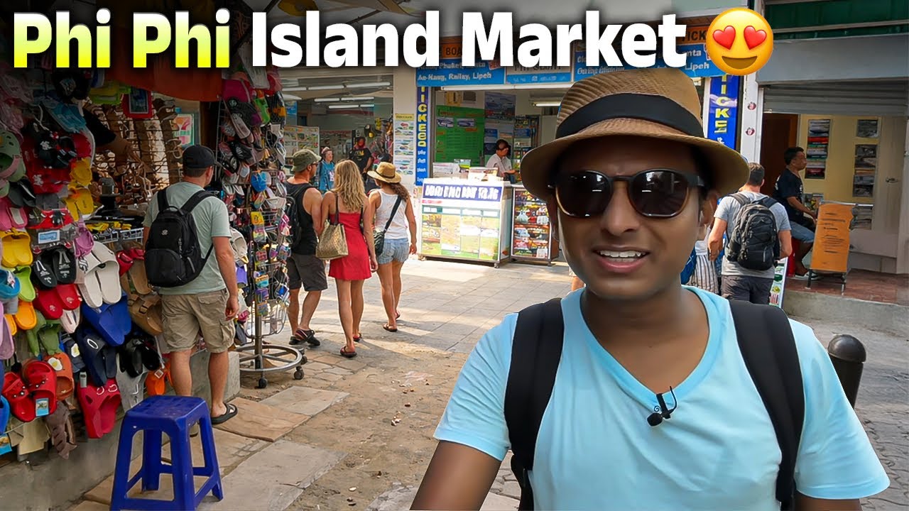 Thailand 🇹🇭 Phi Phi Island Market 😍🔥| Dr Bro  | Dr Bro Kannada #drbroshorts