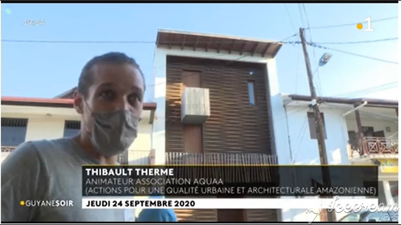 AQUAA - Reportage Guyane la 1ère - Découverte de l'architecture bioclimatique