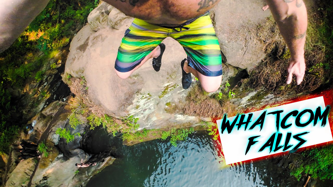 Cliff Jumping Paradise! Whatcom Falls in Bellingham Washington