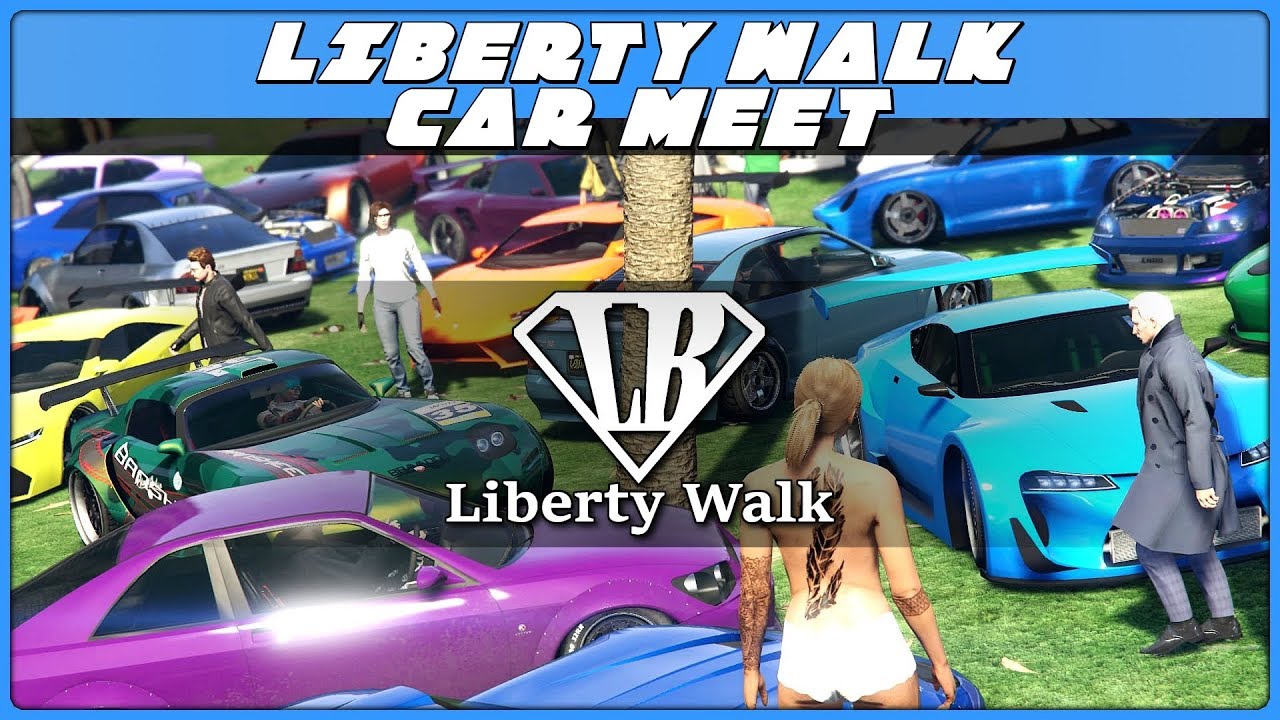 LIBERTY WALK (GTA 5 Online Car Meet)