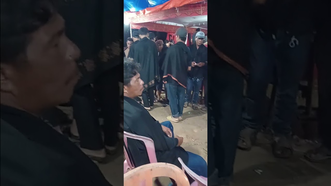 Ma'badong di jembatan kuning tarakan Kalimantan utara 