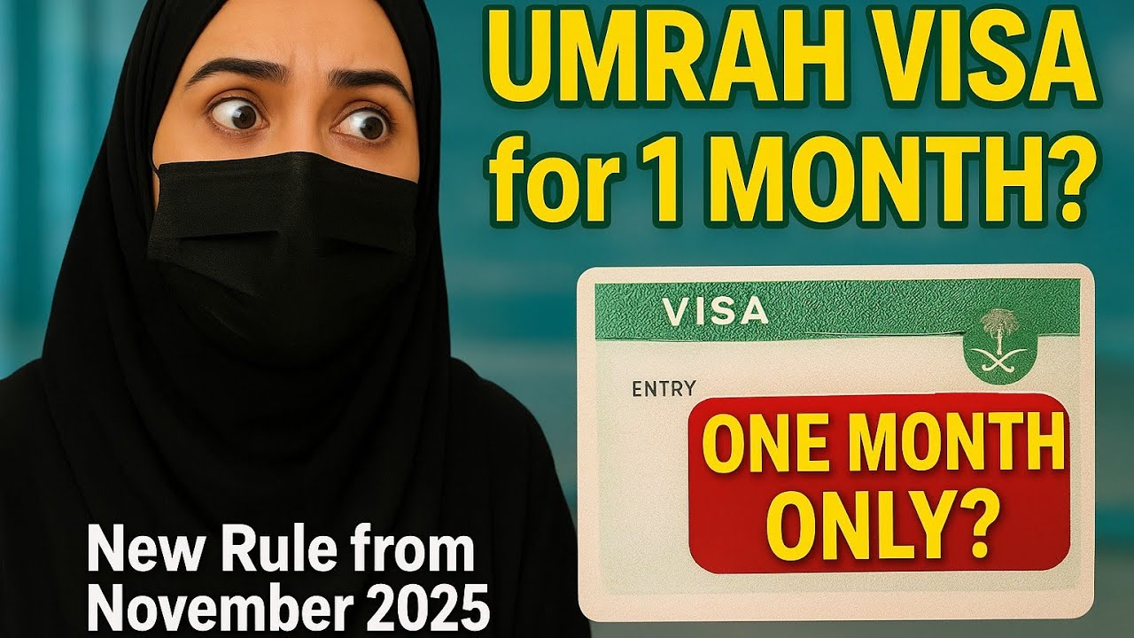  ⚠️ New UMRAH Rule from November 2025 | Must Know Before You Apply! 🇸🇦  