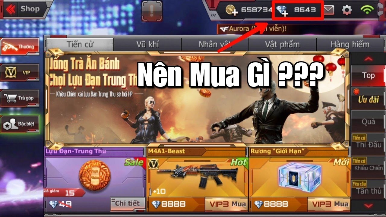 CF Mobile/CF Legends | Nên Mua Gì Với Gần 9.000Gem ???